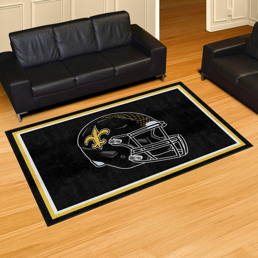 New Orleans Saints 5ft. x 8 ft. Plush Area Rug