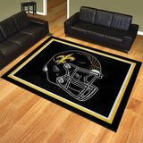 New Orleans Saints 8ft. x 10 ft. Plush Area Rug