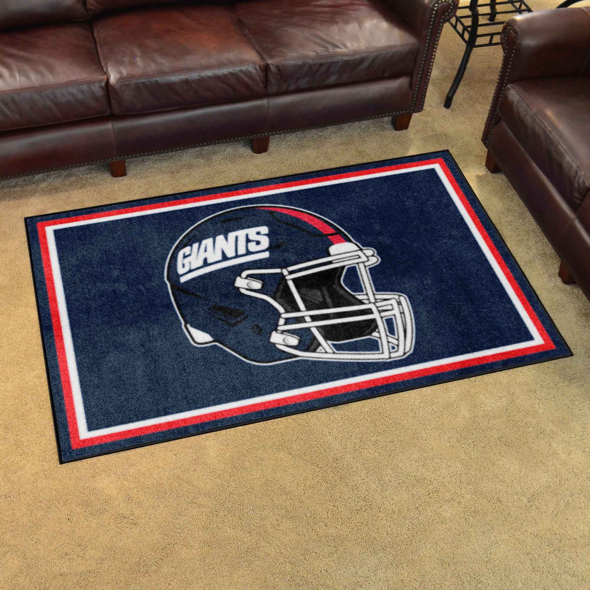 New York Giants 4ft. x 6ft. Plush Area Rug