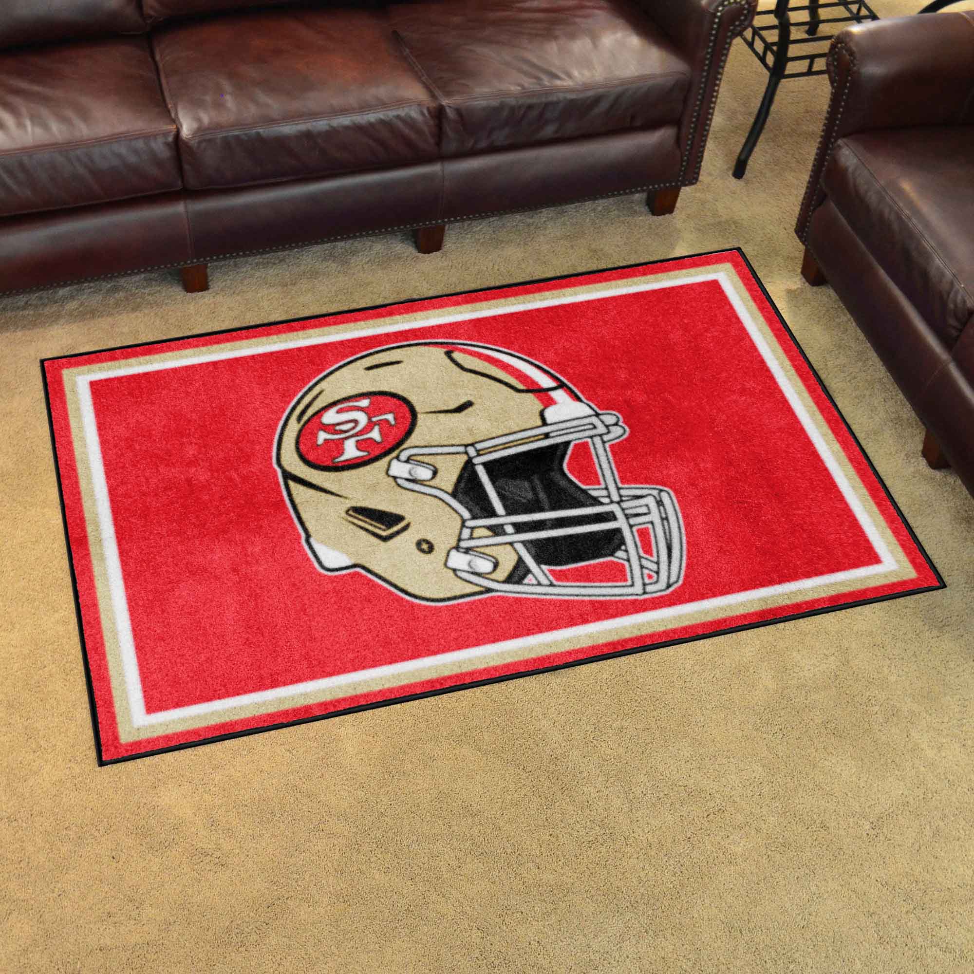 San Francisco 49ers 4ft. x 6ft. Plush Area Rug