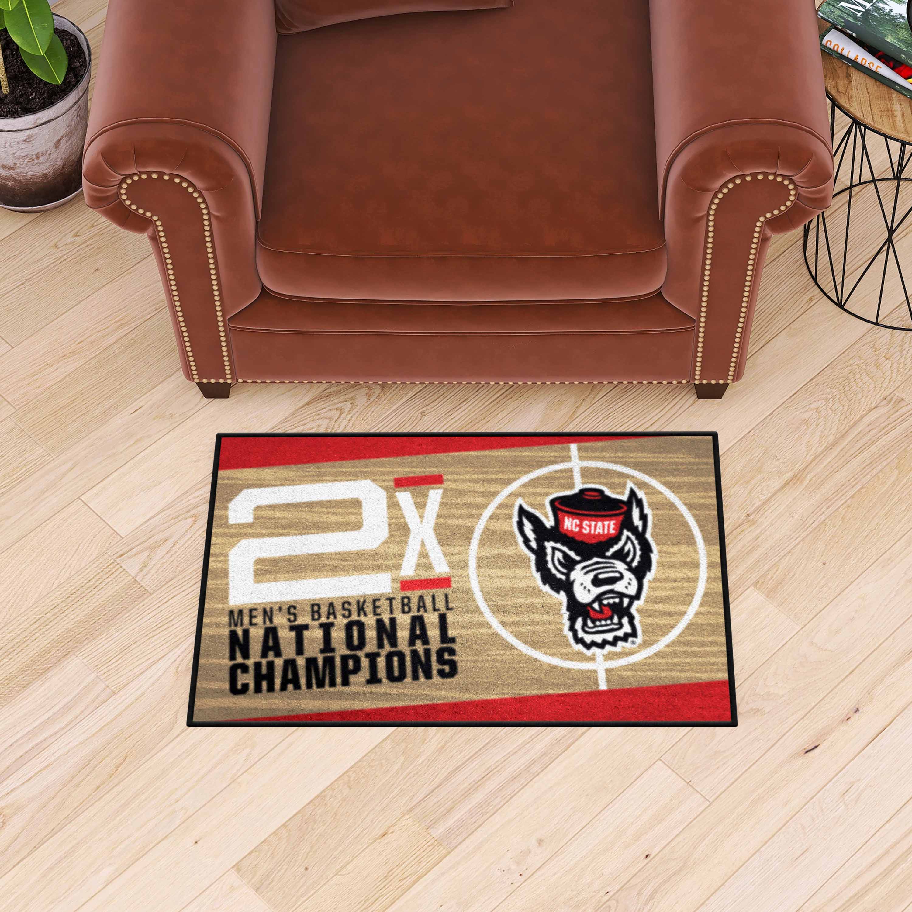 NC State Wolfpack Dynasty Starter Mat Accent Rug - 19in. x 30in. - NC State