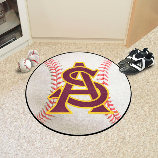 Arizona State Sun Devils Baseball Rug - 27in. Diameter