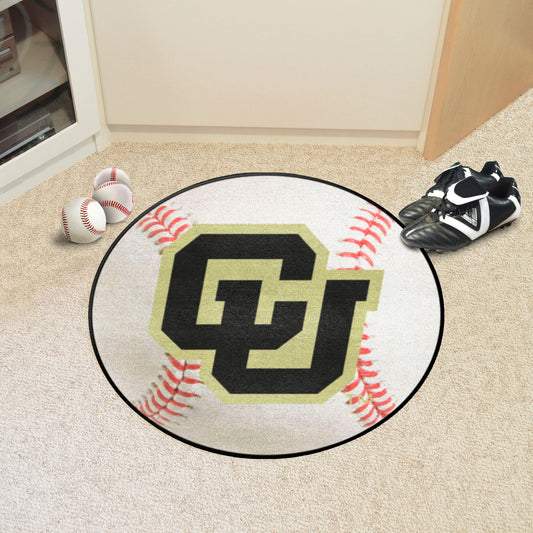 Colorado Buffaloes Basketball Rug - 27in. Diameter - Colorado