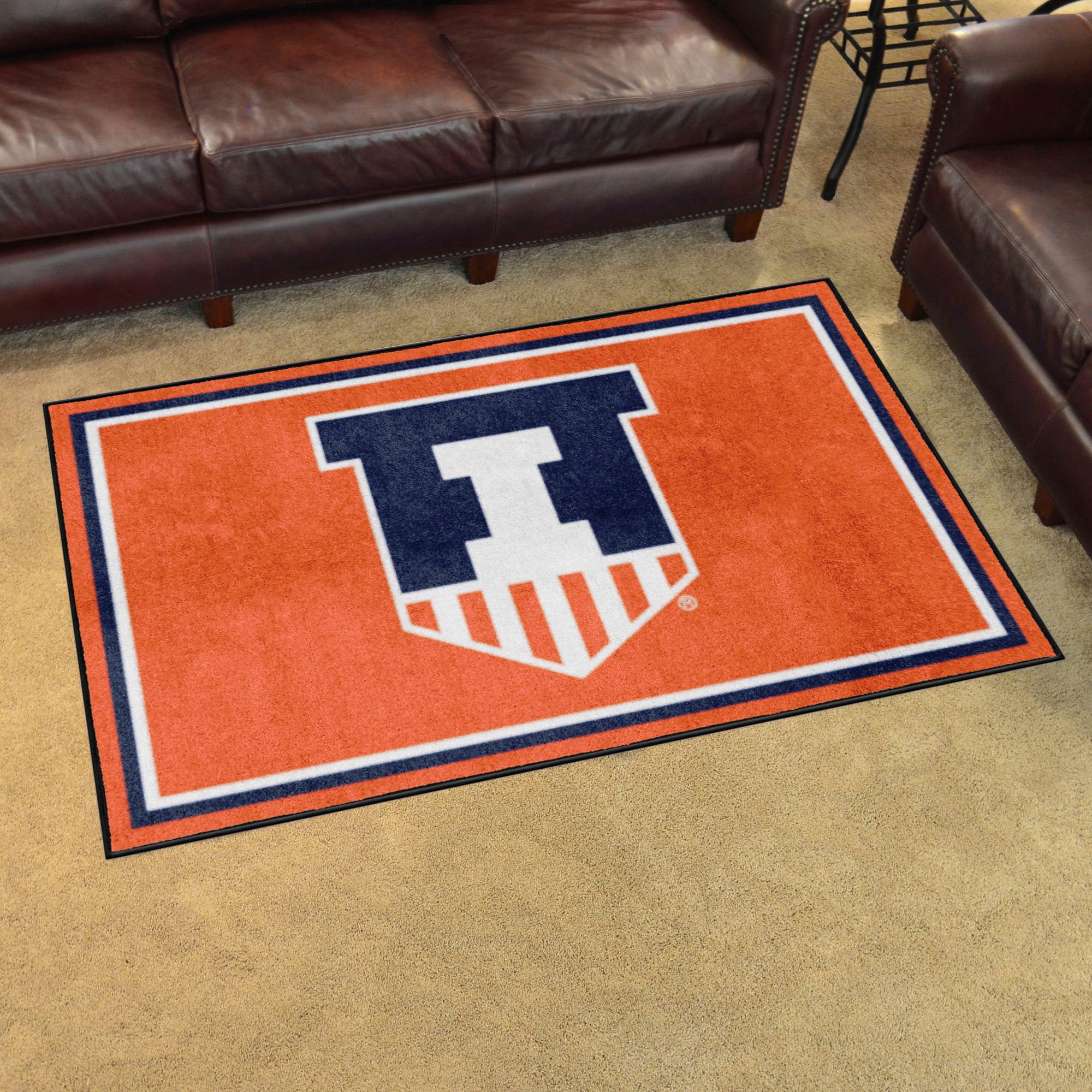 Illinois Illini 4ft. x 6ft. Plush Area Rug