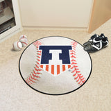 Illinois Illini Baseball Rug - 27in. Diameter