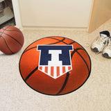 Illinois Illini Basketball Rug - 27in. Diameter