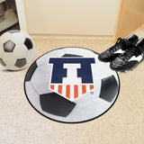 Illinois Illini Soccer Ball Rug - 27in. Diameter