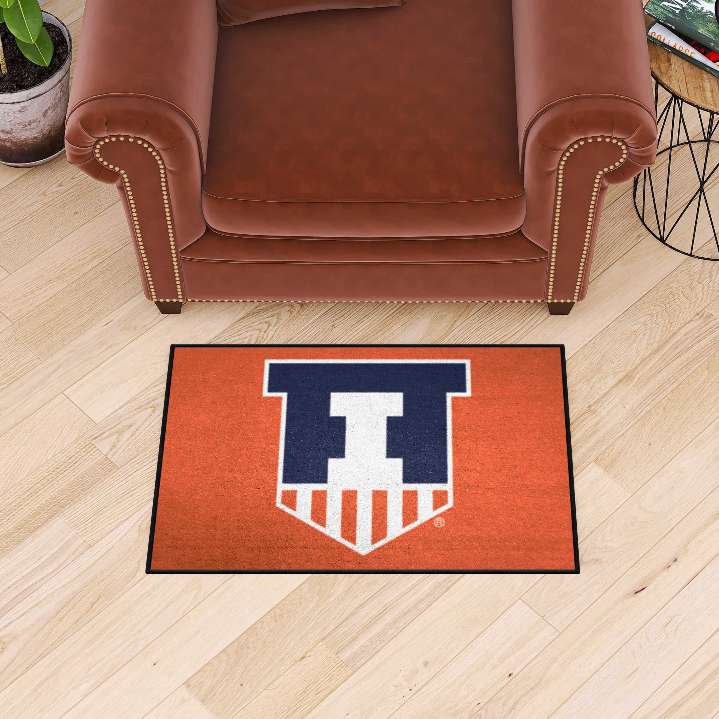 Illinois Illini Starter Mat Accent Rug - 19in. x 30in.