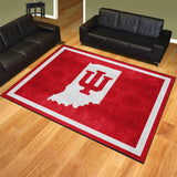 Indiana Hooisers 8ft. x 10 ft. Plush Area Rug