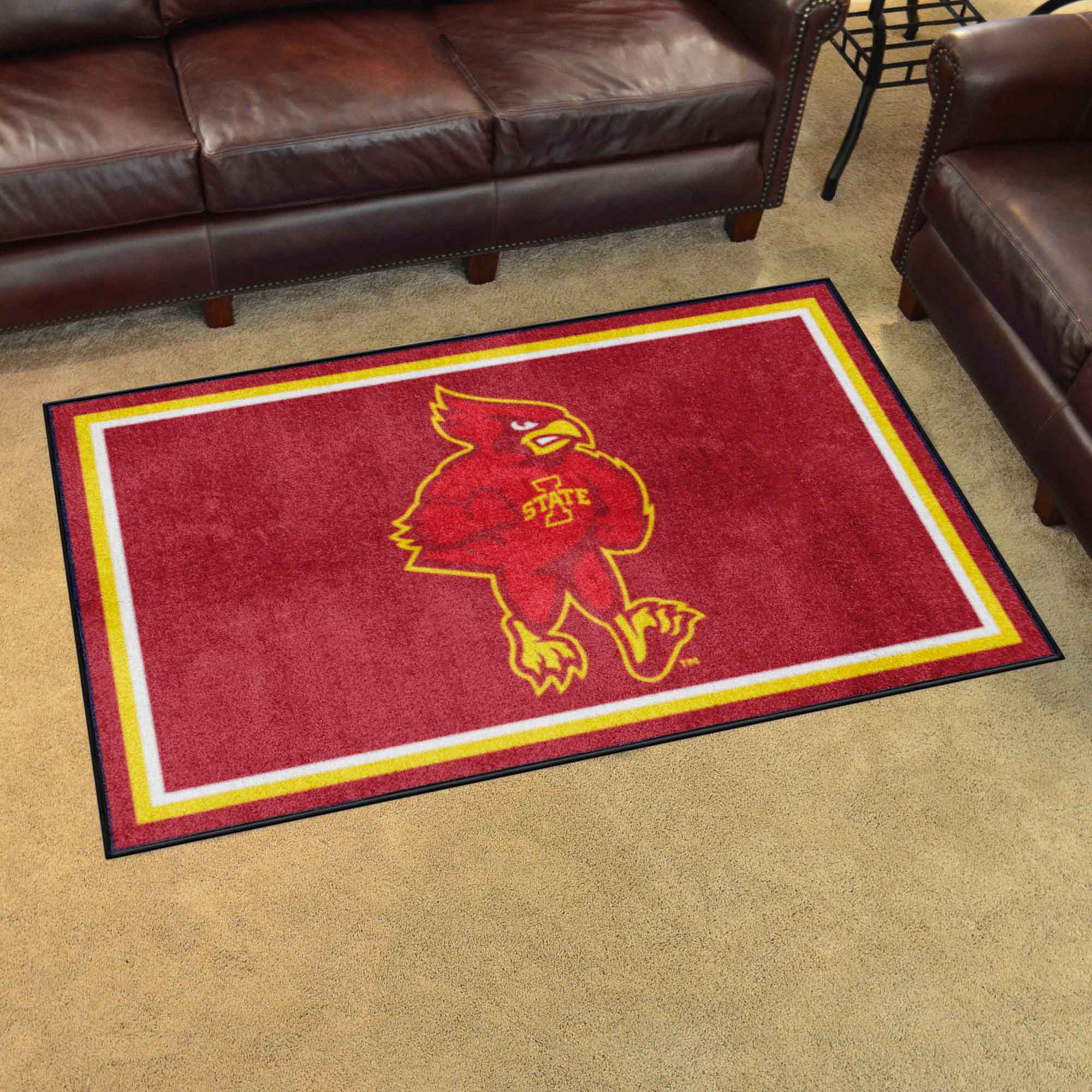 Iowa State Cyclones 4ft. x 6ft. Plush Area Rug