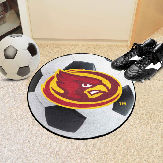 Iowa State Cyclones Soccer Ball Rug - 27in. Diameter