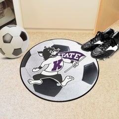 Kansas State Wildcats Soccer Ball Rug - 27in. Diameter