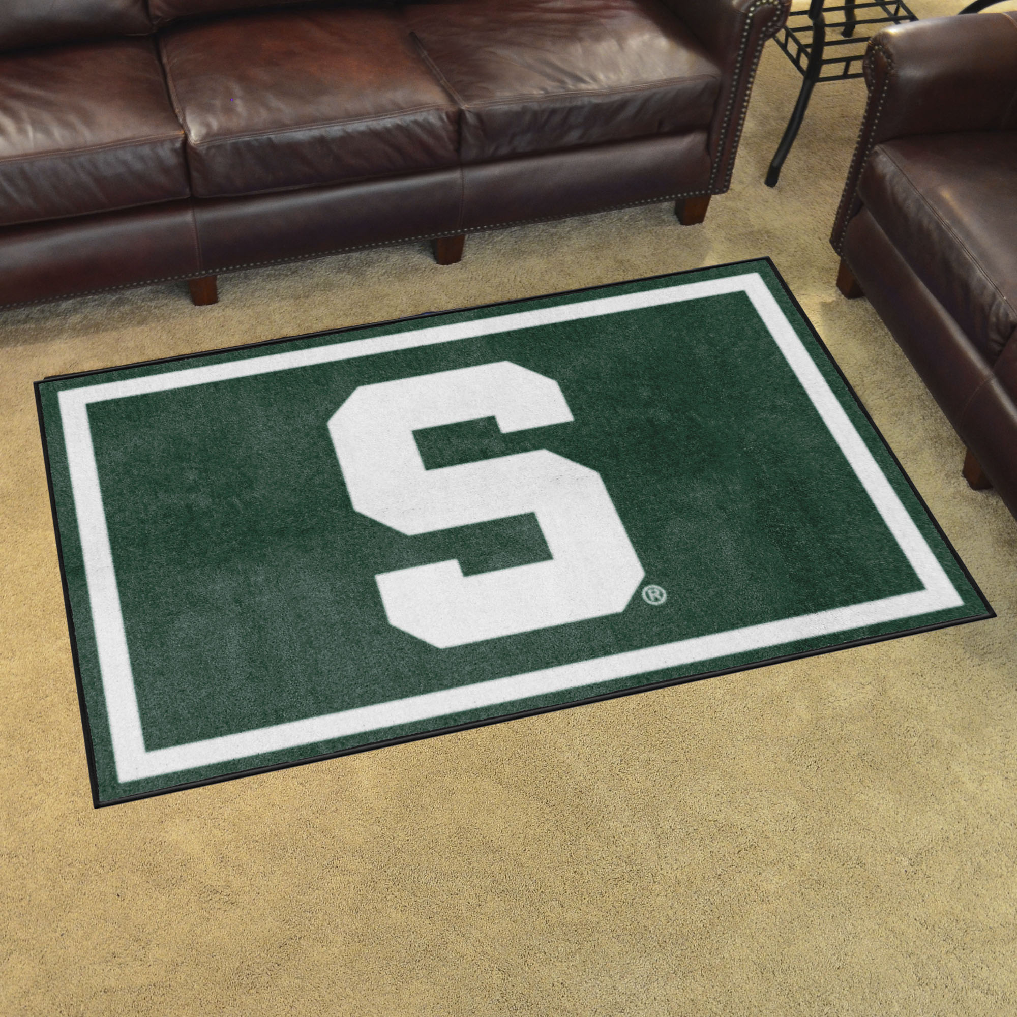 Michigan State Spartans 4ft. x 6ft. Plush Area Rug