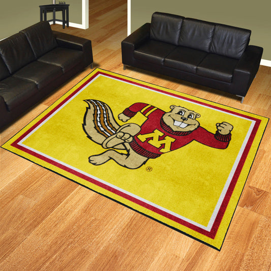 Minnesota Golden Gophers 8ft. x 10 ft. Plush Area Rug