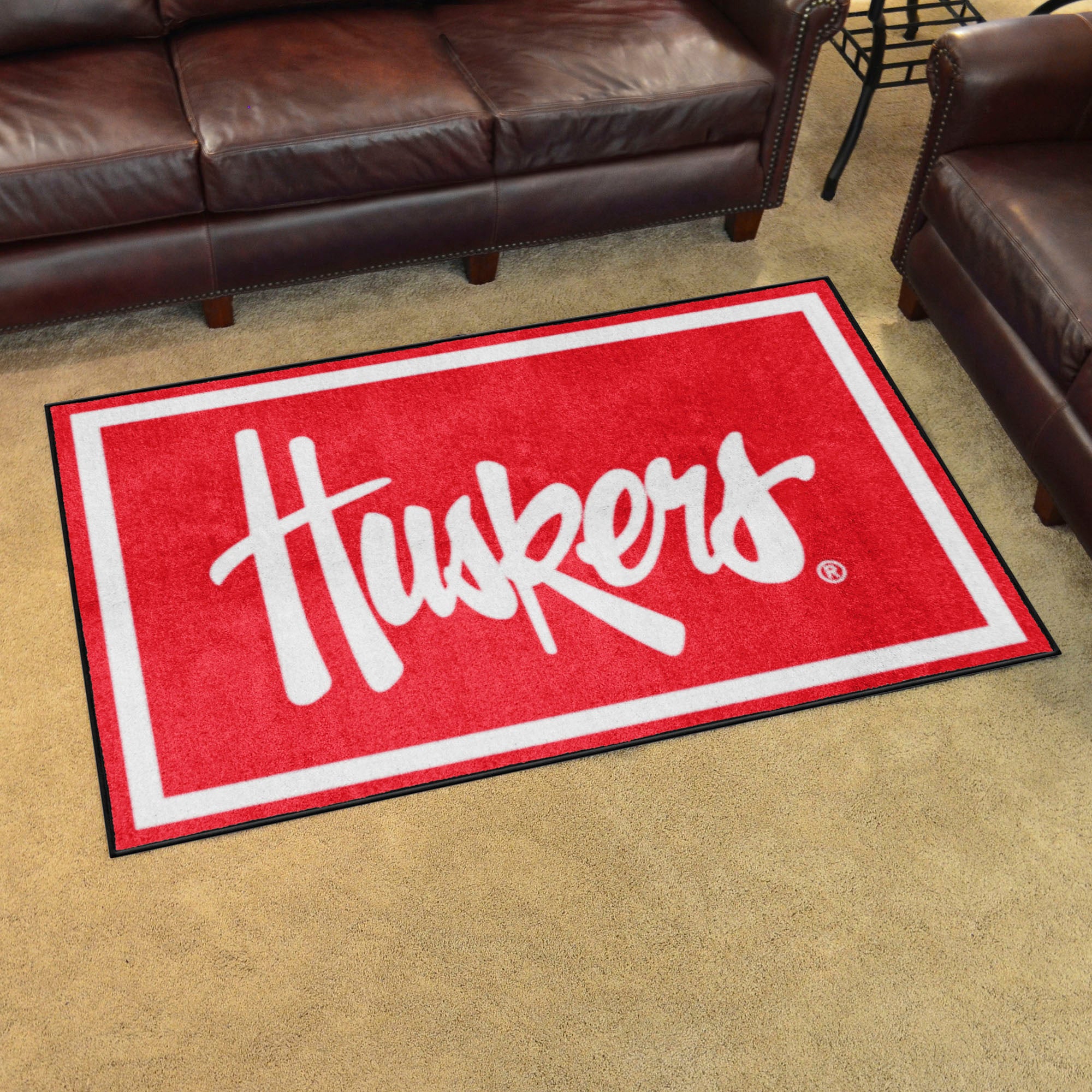 Nebraska Cornhuskers 4ft. x 6ft. Plush Area Rug - Nebraska