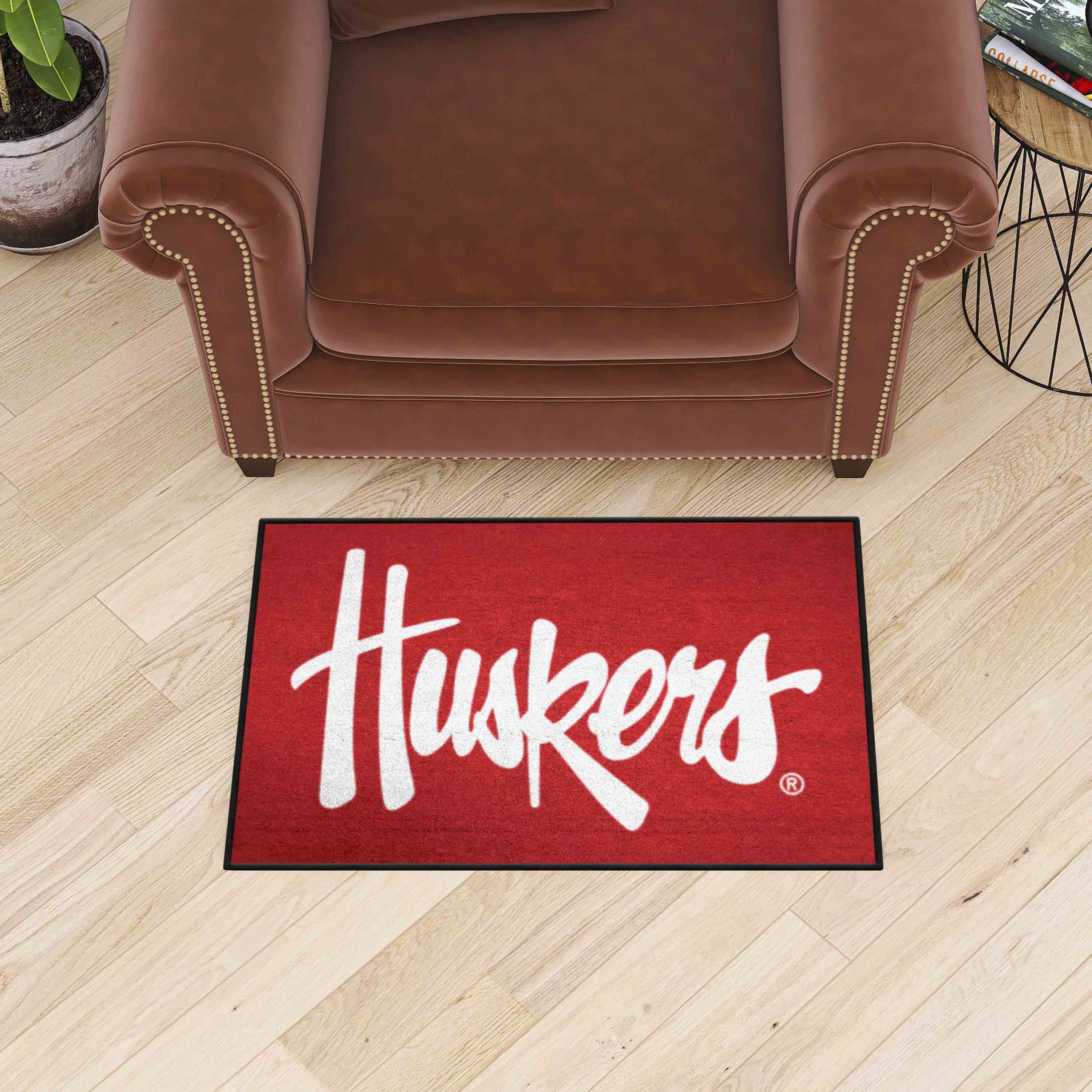 Nebraska Cornhuskers Starter Mat Accent Rug - 19in. x 30in. - Nebraska