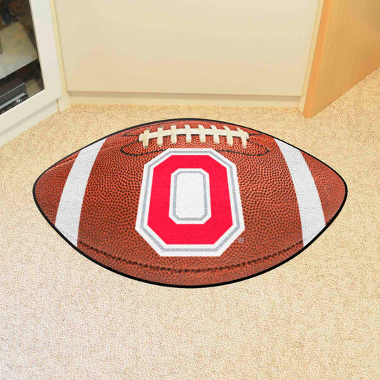 Ohio State Buckeyes Football Rug - 20.5in. x 32.5in.