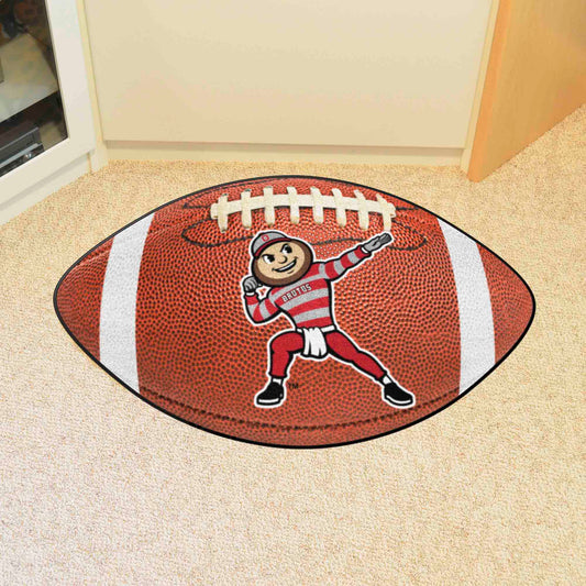 Ohio State Buckeyes Football Rug - 20.5in. x 32.5in.