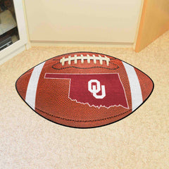 Oklahoma Sooners  Football Rug - 20.5in. x 32.5in.