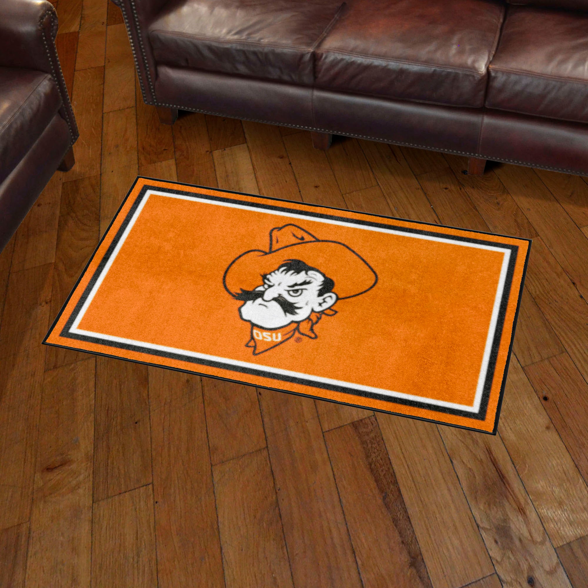 Oklahoma State Cowboys 3ft. x 5ft. Plush Area Rug - Oklahoma State