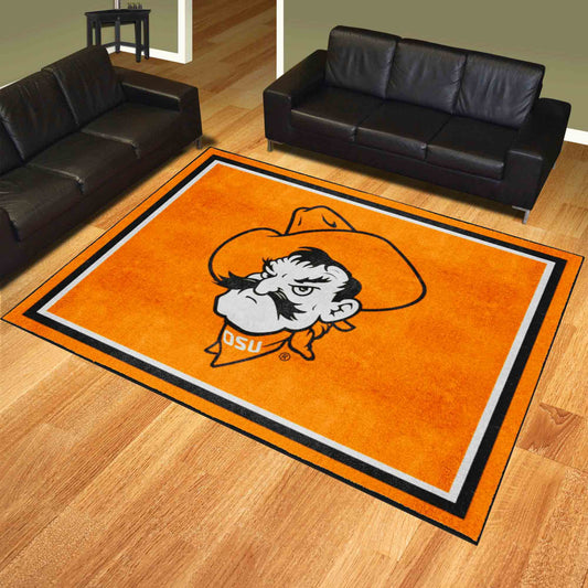 Oklahoma State Cowboys 8ft. x 10 ft. Plush Area Rug