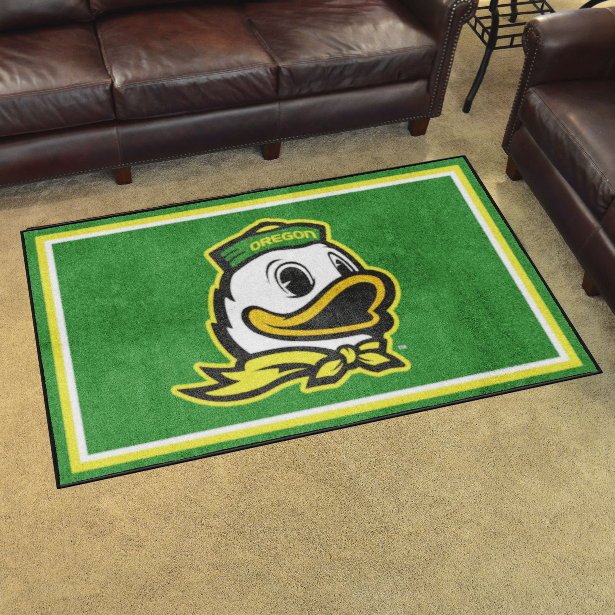 Oregon Ducks 4ft. x 6ft. Plush Area Rug