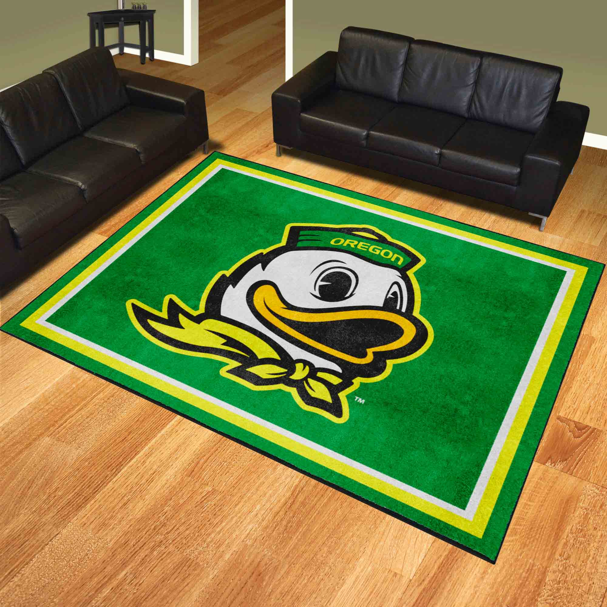 Oregon Ducks 8ft. x 10 ft. Plush Area Rug