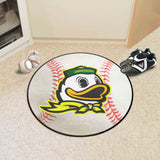 Oregon Ducks Baseball Rug - 27in. Diameter