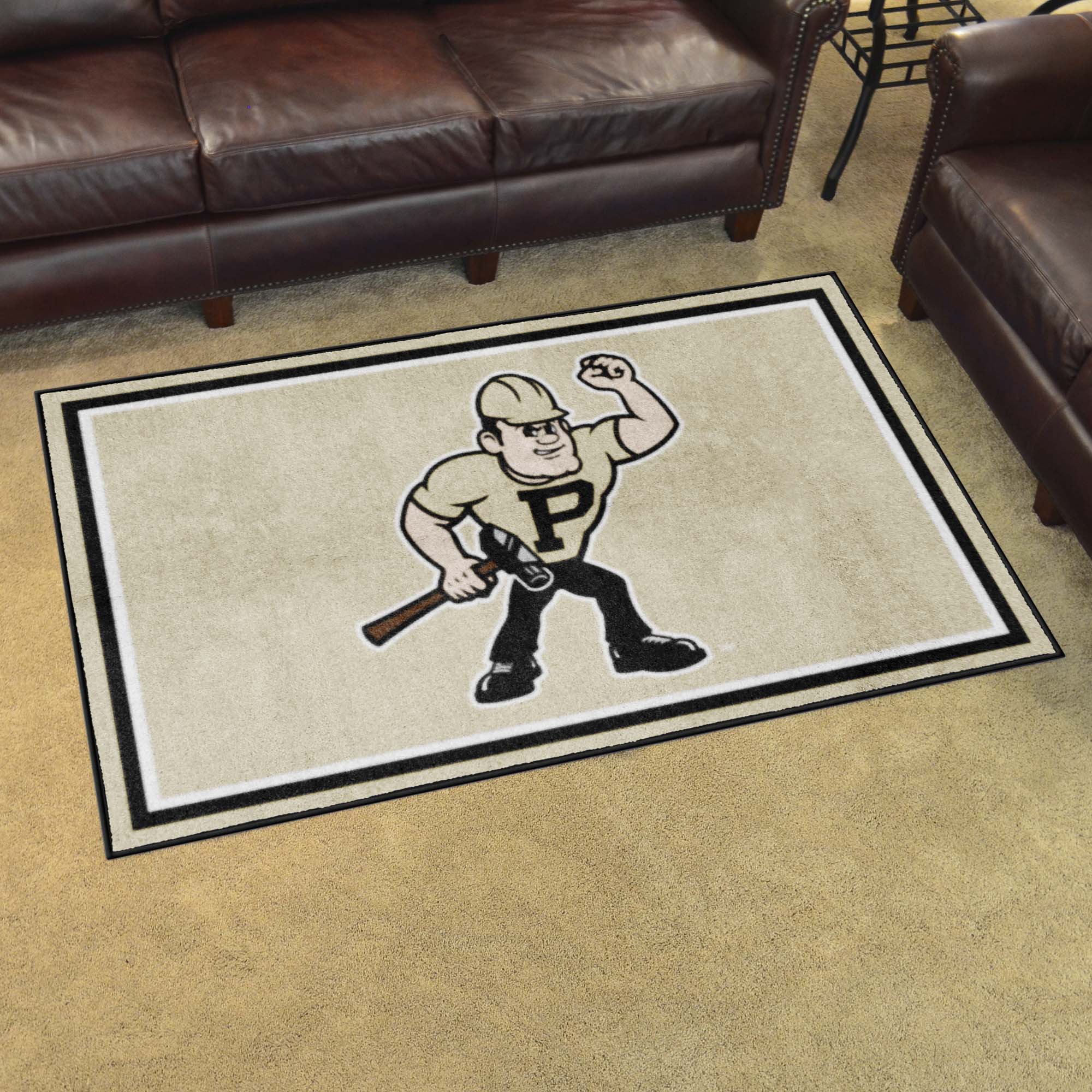 Purdue Boilermakers 4ft. x 6ft. Plush Area Rug - Purdue