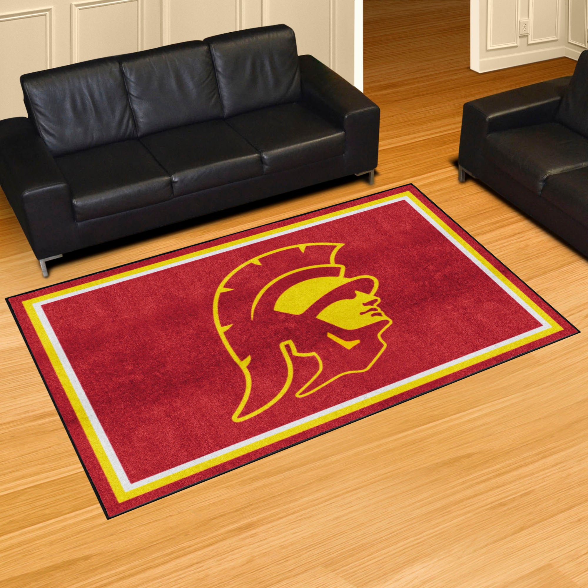 Southern California Trojans 5ft. x 8 ft. Plush Area Rug