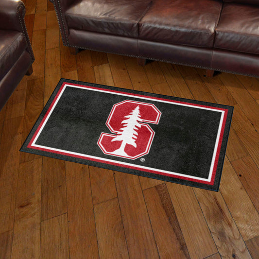 Stanford Cardinal 3ft. x 5ft. Plush Area Rug