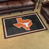 Texas Longhorns 4ft. x 6ft. Plush Area Rug