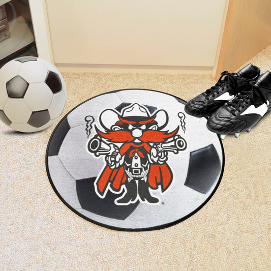 Texas Tech Red Raiders Soccer Ball Rug - 27in. Diameter