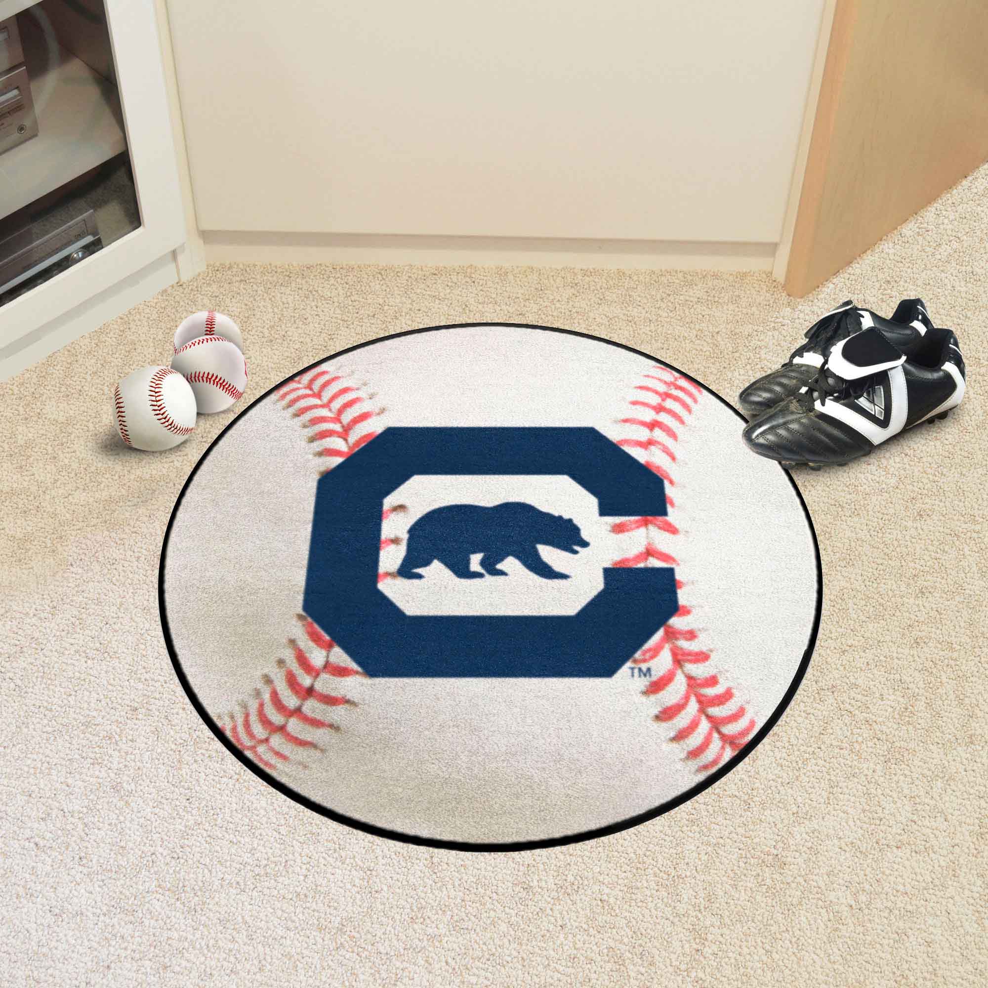 Cal Golden Bears Baseball Rug - 27in. Diameter