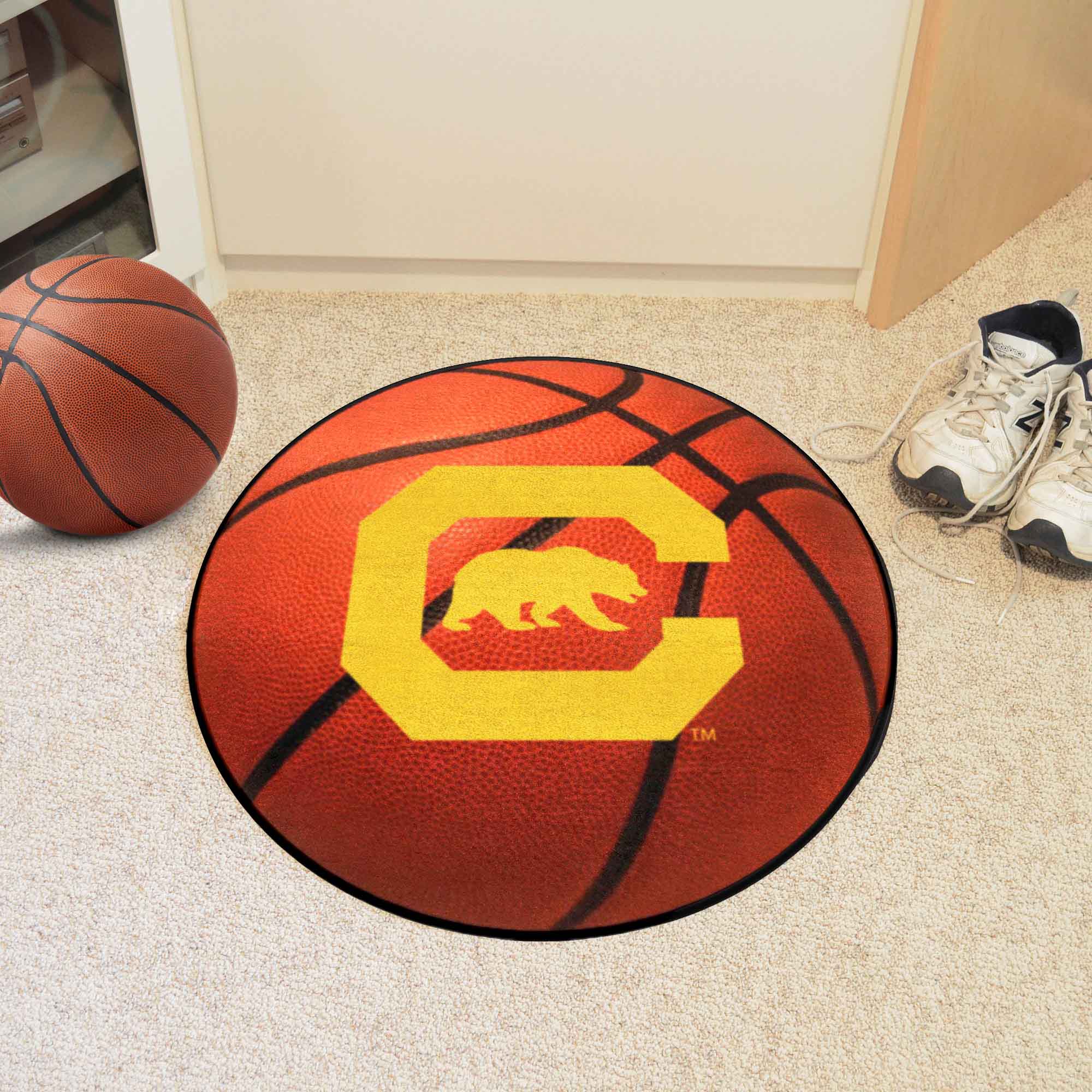 Cal Golden Bears Basketball Rug - 27in. Diameter