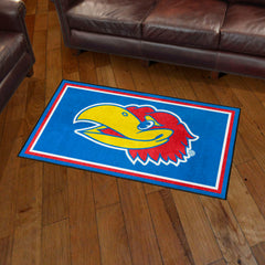 Kansas Jayhawks 3ft. x 5ft. Plush Area Rug