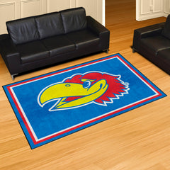 Kansas Jayhawks 5ft. x 8 ft. Plush Area Rug