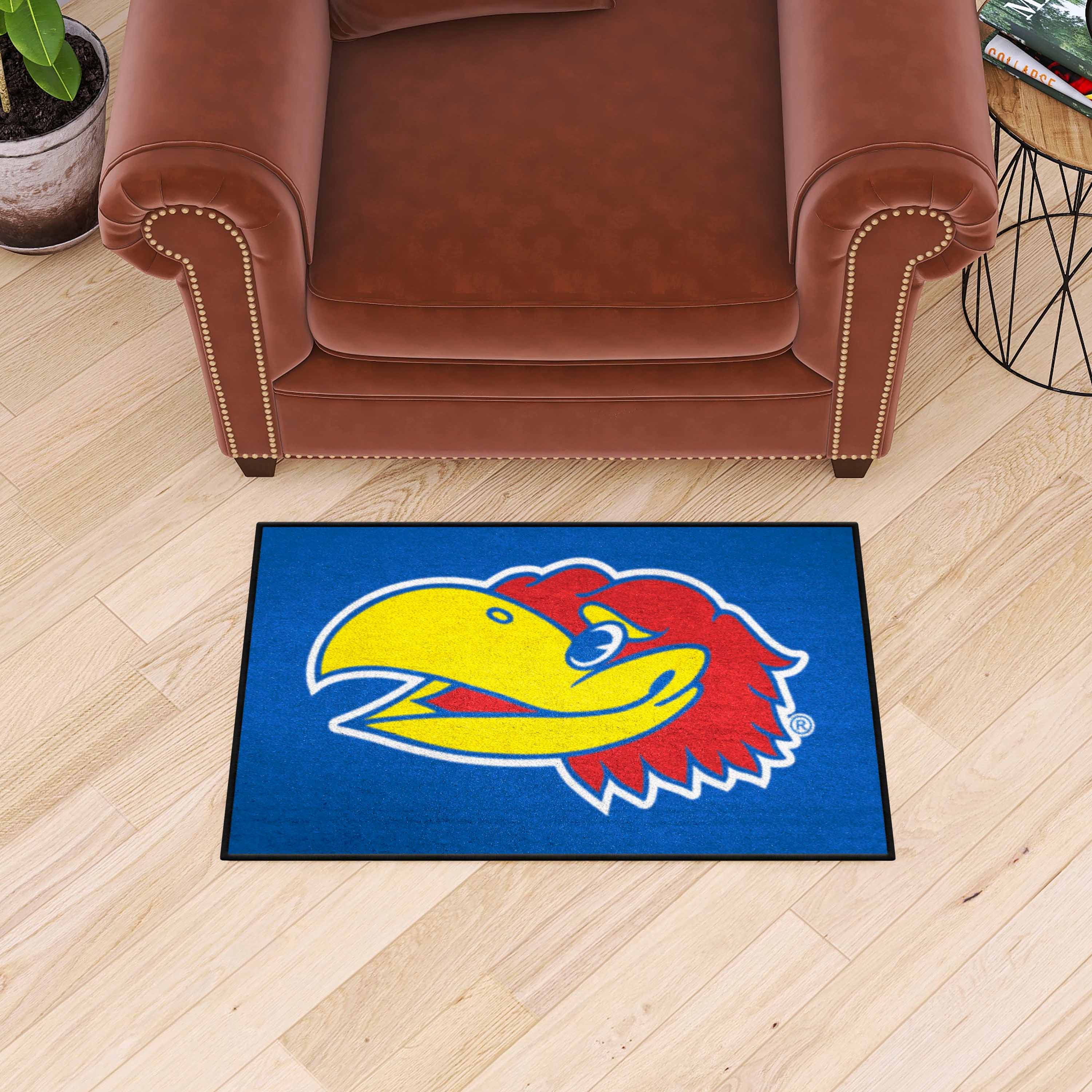 Kansas Jayhawks Starter Mat Accent Rug - 19in. x 30in.