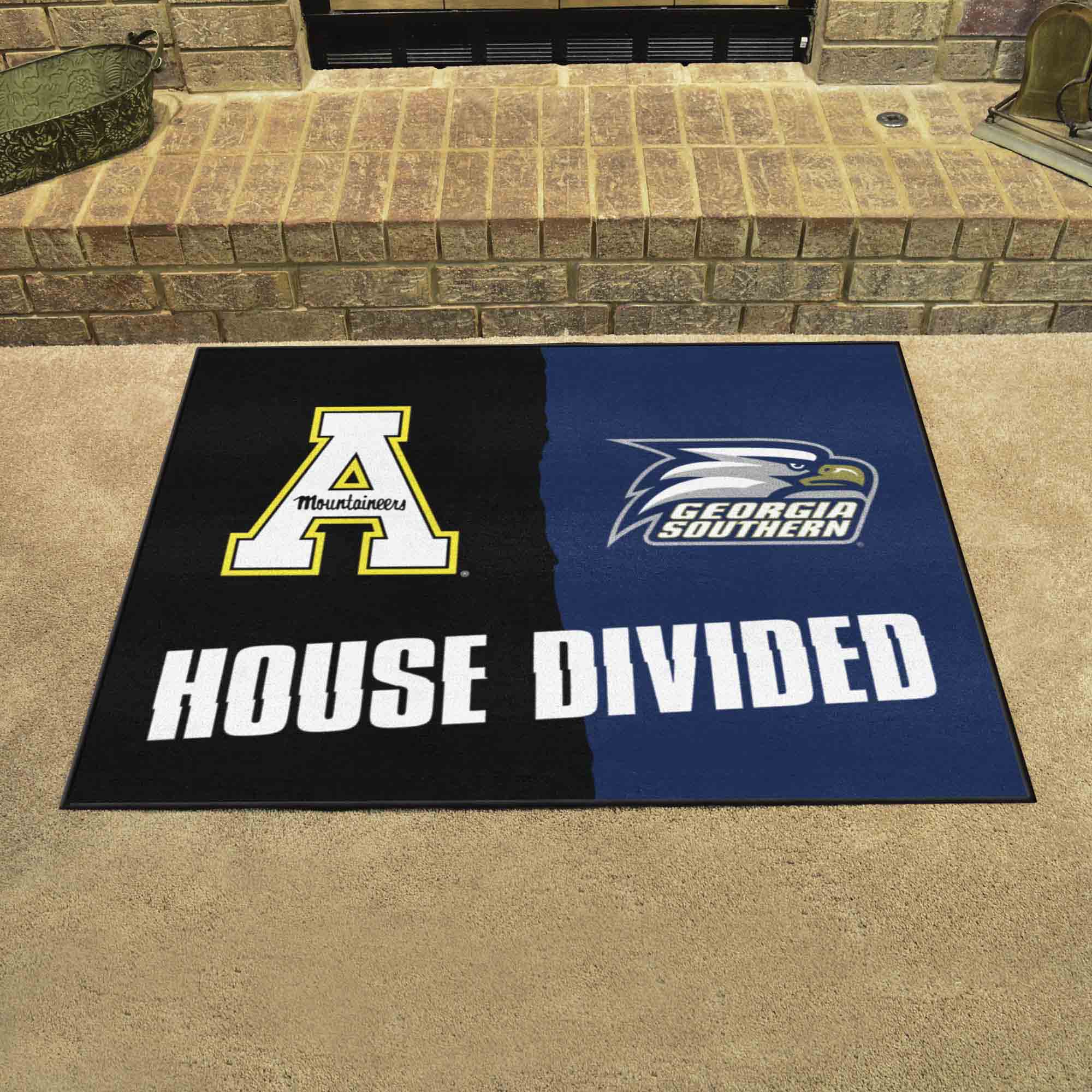 Appalachian State Mountaineers House Divided Rug - 34 in. x 42.5 in.