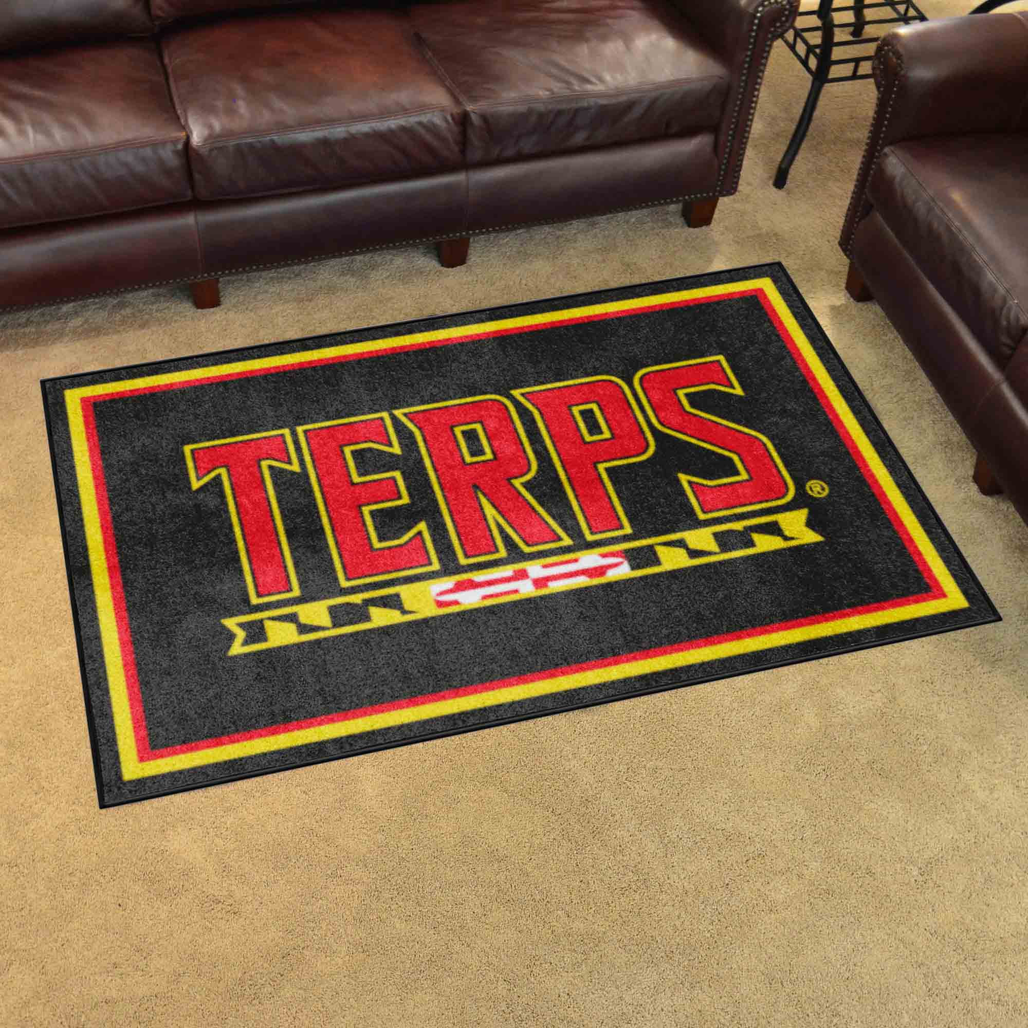 Maryland Terrapins 4ft. x 6ft. Plush Area Rug