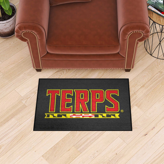 Maryland Terrapins Starter Mat Accent Rug - 19in. x 30in.