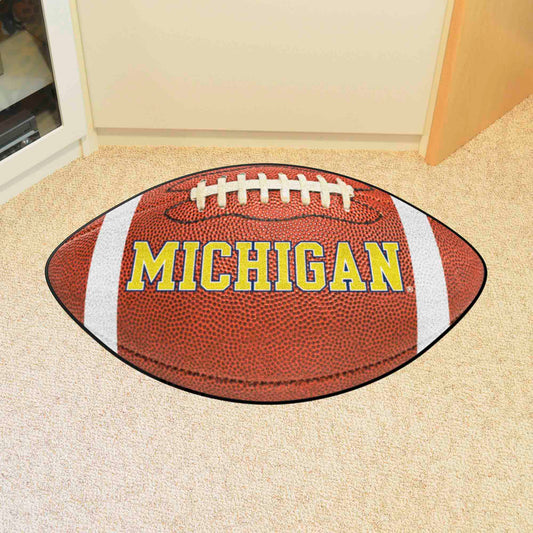 Michigan Wolverines Football Rug - 20.5in. x 32.5in.