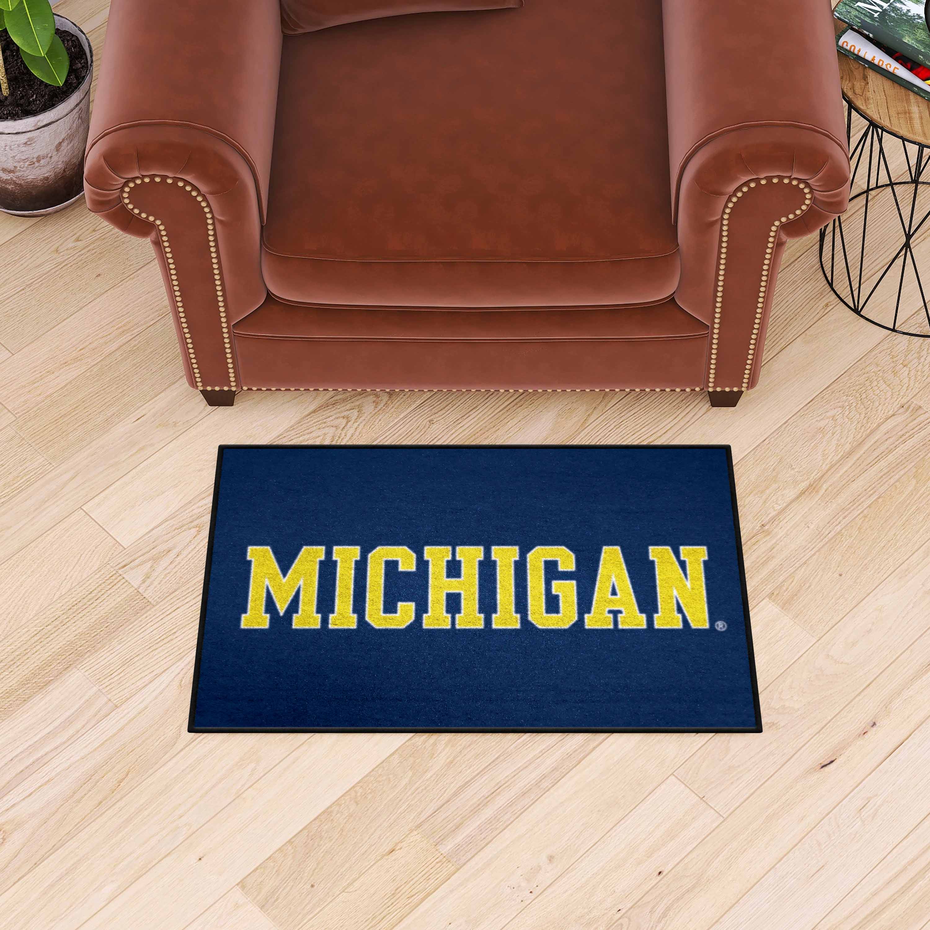 Michigan Wolverines Starter Mat Accent Rug - 19in. x 30in.