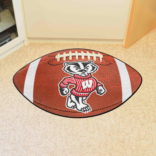 Wisconsin Badgers Football Rug - 20.5in. x 32.5in.