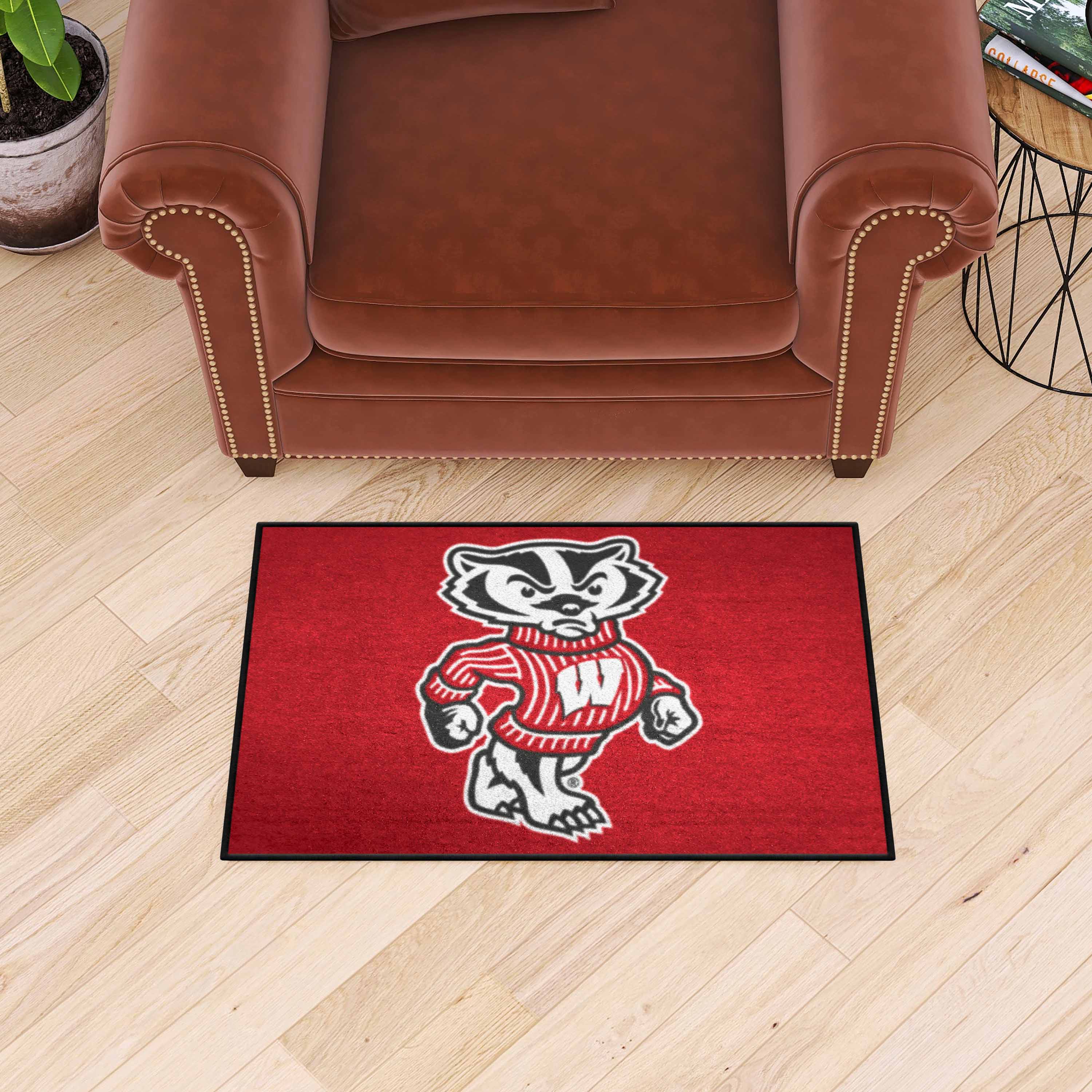 Wisconsin Badgers Starter Mat Accent Rug - 19in. x 30in.