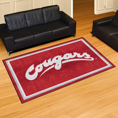 Washington State Cougars 5ft. x 8 ft. Plush Area Rug