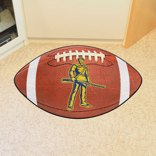 West Virginia Mountaineers Baseball Rug - 27in. Diameter