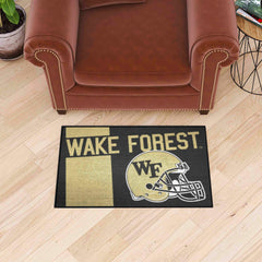 Alfombra decorativa de inicio Wake Forest Demon Deacons - 19 x 30 pulgadas.