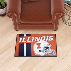 Illinois Illini Starter Mat Accent Rug - 19in. x 30in.