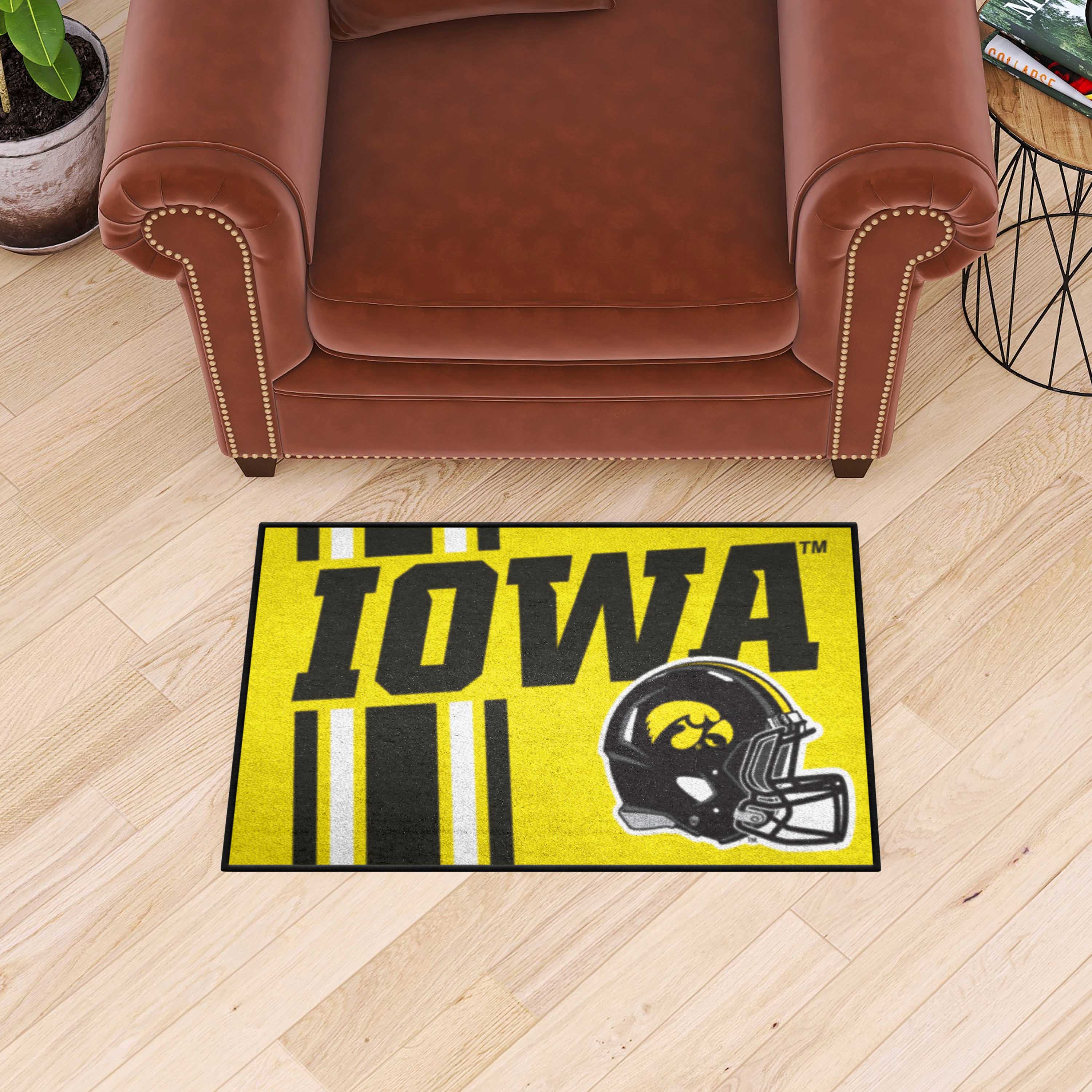 Iowa Hawkeyes Starter Mat Accent Rug - 19in. x 30in.